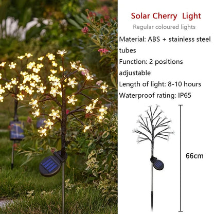 SolaBlooms™ - Mehrfarbige Wasserdichte Solar-Gartenlichter