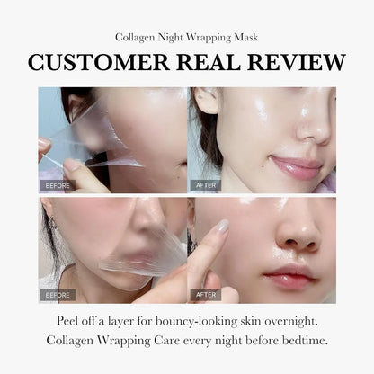 DreamPeel™ - Collagen Overnight Wrapping Peel Off Facial Mask