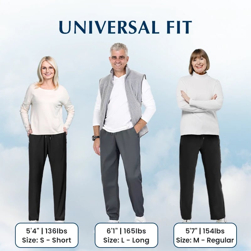 ElastiFit™ - Plus-Size Unisex Schnell-Trocknende Hose