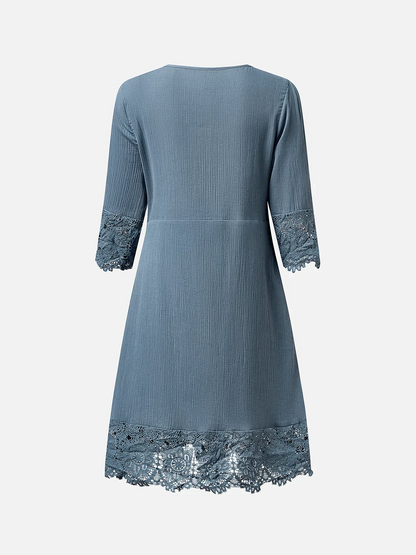 Lässiges Kleid für Damen | Blau