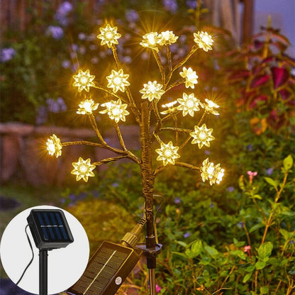 SolaBlooms™ - Mehrfarbige Wasserdichte Solar-Gartenlichter