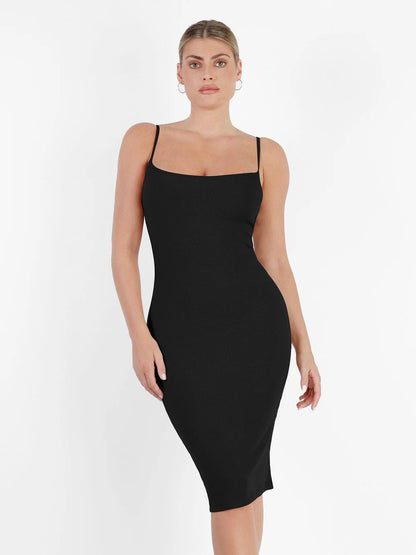 Slip Midi Shapewear Kleid