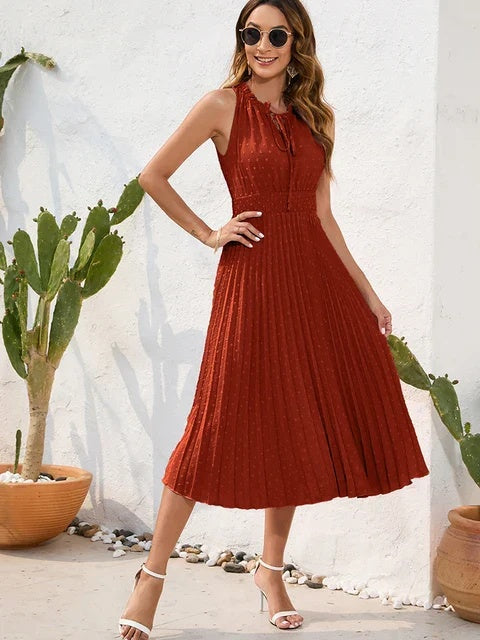 Sommerkleid mit Halsband | Meona