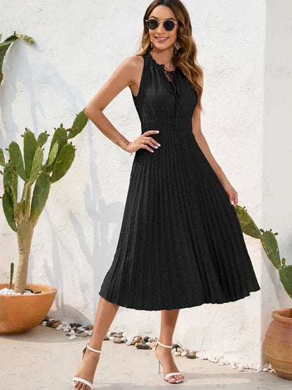 Sommerkleid mit Halsband | Meona