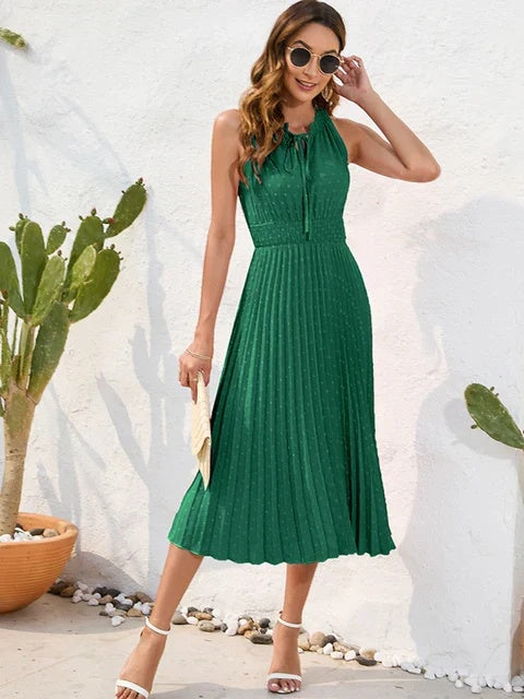 Sommerkleid mit Halsband | Meona