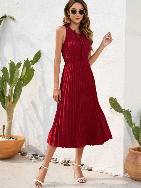 Sommerkleid mit Halsband | Meona