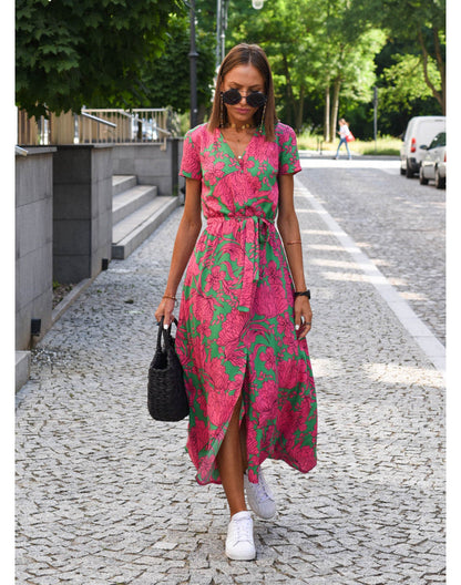 blumen maxikleid - Linda