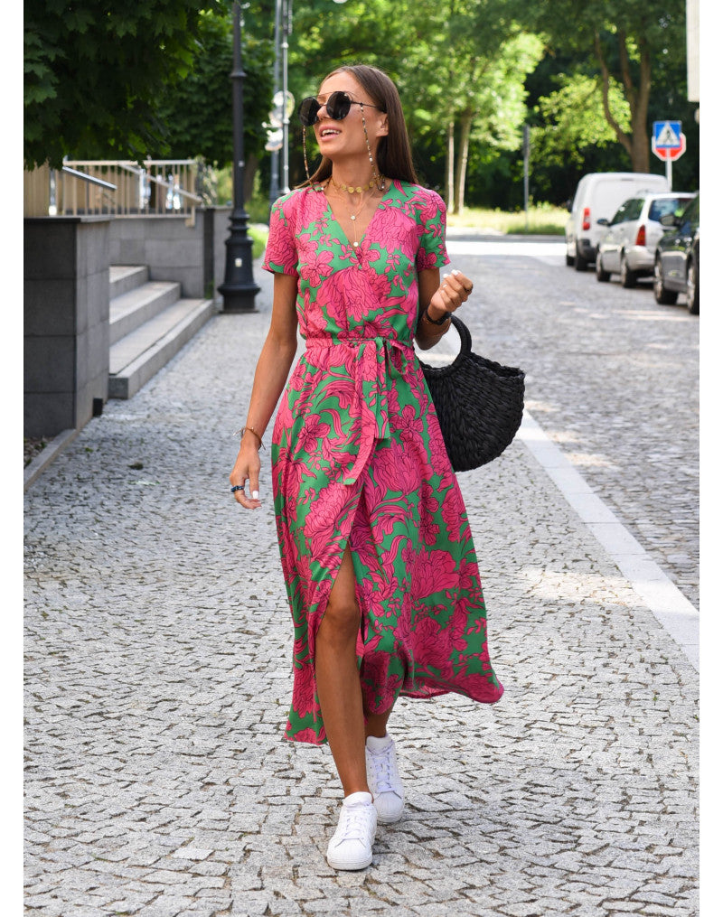 blumen maxikleid - Linda