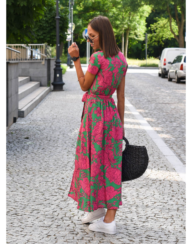 blumen maxikleid - Linda