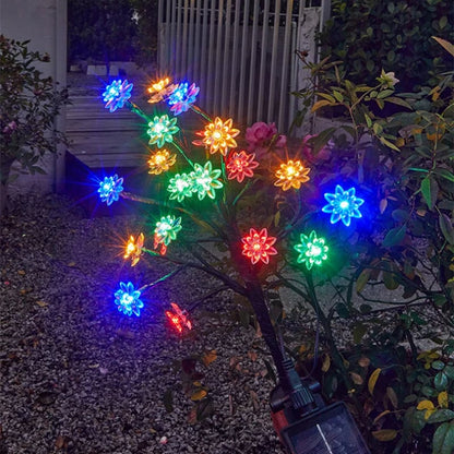 SolaBlooms™ - Mehrfarbige Wasserdichte Solar-Gartenlichter