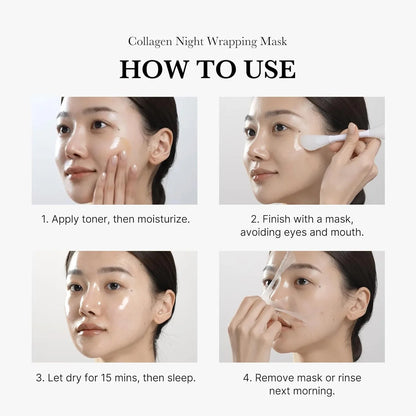 DreamPeel™ - Collagen Overnight Wrapping Peel Off Facial Mask