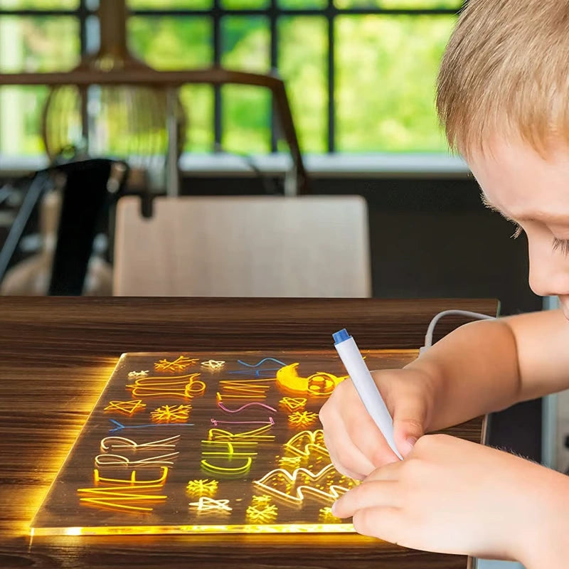 GlowNotes™ LED-Notiztafel mit Farben