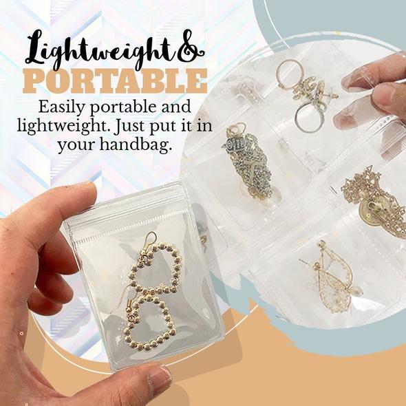 JewlBook™ - Transparentes Schmuck-Aufbewahrungsbuch Set